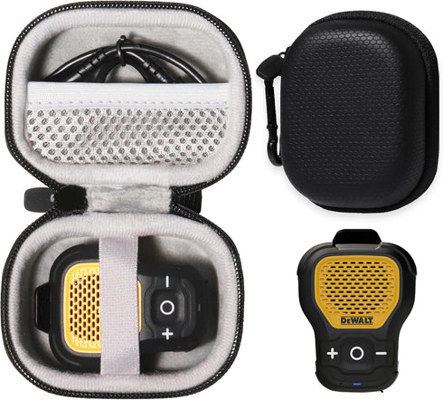 CaseSack Case for DEWALT Wearable Bluetooth Speaker — Magnetic Clip-On Wireless Jobsite Pro Water-Resistant Portable Speaker...